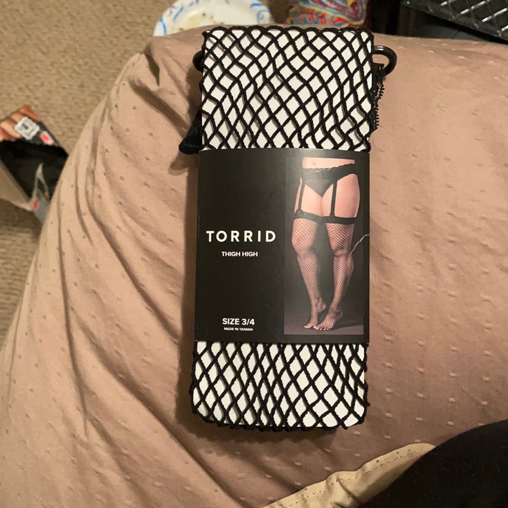 Torrid Thigh High Fish Net